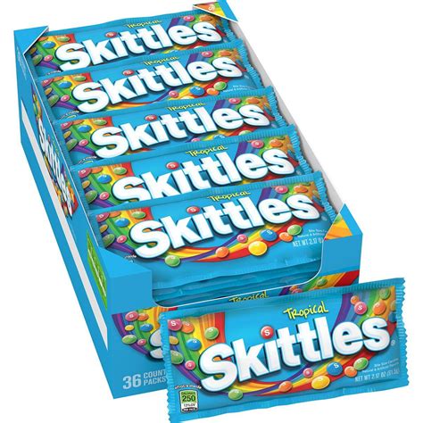 360 PACKS : Skittles Tropical Candy, 2.17 ounce - Walmart.com - Walmart.com