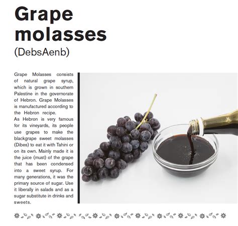 Grape Molasses consists of natural grape syrup