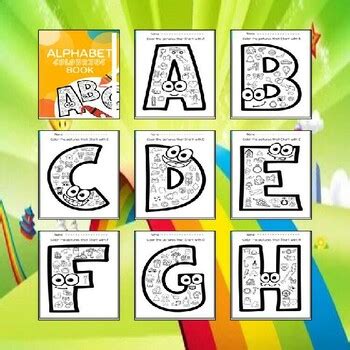 Printable Phonics Worksheets for Beginning Sounds, Alphabet Coloring Pages