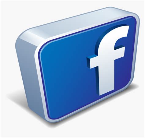 Transparent Fb Like Png - Facebook Icon 3d Png, Png Download , Transparent Png Image - PNGitem