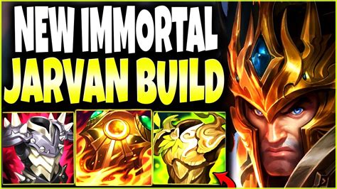 *NEW OP* Meet our IMMORTAL Jarvan Top Lane Build and CARRY ALL EASILY 🔥 ...