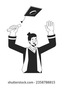 Graduation Clipart Black And White Stock Photos and Pictures - 1,029 Images | Shutterstock