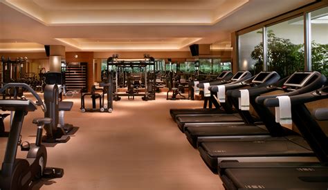 The hotel's gym is well-equipped with state-of-the-art equipment from TechnoGym Singapore Hotels ...