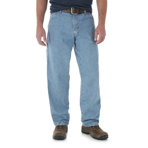 Wrangler - Men's Wrangler Carpenter Jeans Stone Bleach - Walmart.com - Walmart.com