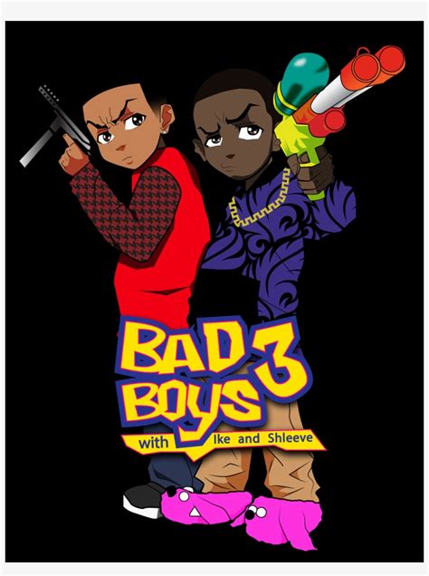 Don't Be A Menace With Boondocks Stylr Art - Cartoon Transparent PNG ...