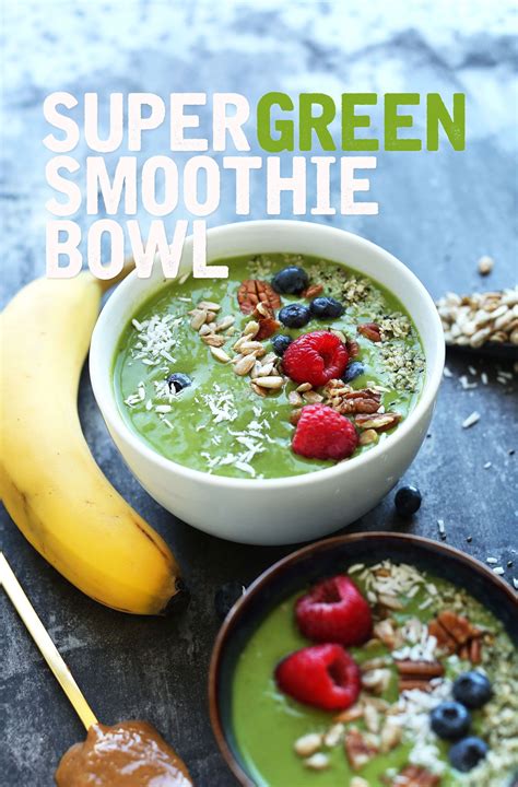 Super Green Smoothie Bowl | Minimalist Baker