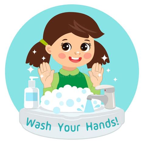 Cartoon Washing Hands Stock Illustrations – 2,965 Cartoon Washing Hands Stock Illustrations ...