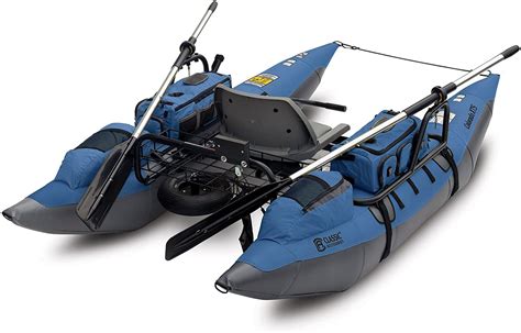 Classic Accessories Colorado XTS Fishing Inflatable Pontoon Boat with Swivel Seat, Inflatables ...