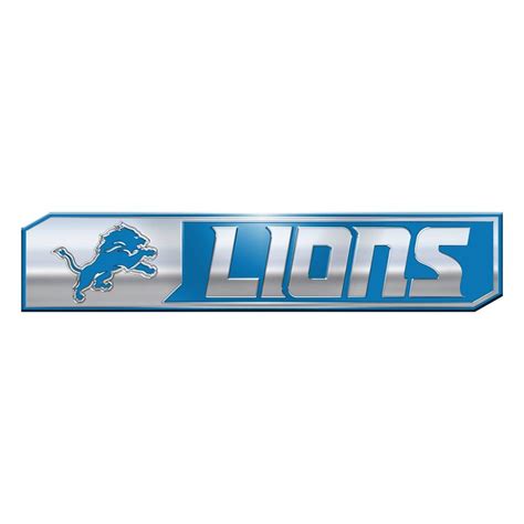 Detroit Lions Auto Emblem Truck Edition 2 Pack | Car emblem, Lions ...