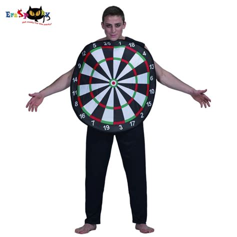 Eraspooky Mens Funny Big Round Dart Board Game Party Cosplay Halloween ...