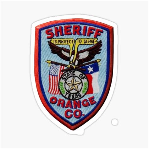 "Orange County Sheriff" Sticker for Sale by lawrencebaird | Redbubble