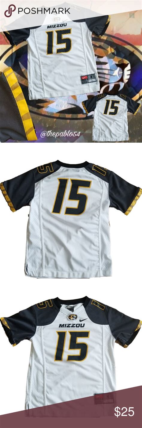 Kid's University of Missouri Football Jersey 4 | Clothes design, Nike shirts, Football jerseys