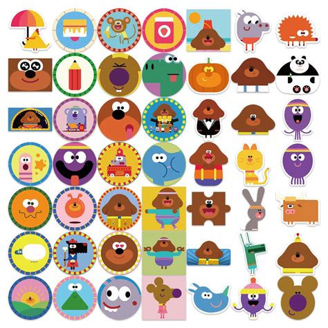 50pcs Hey Duggee Stickers – AU Sticker World