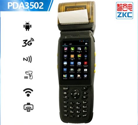 Android Handheld Pda Barcode Scanner With Printer Rfid Reader 3g Wifi at Best Price in Shenzhen ...