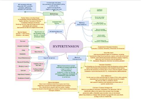 Patho Concept Map Hypertension Pathophysiology Concept Mapping In ...