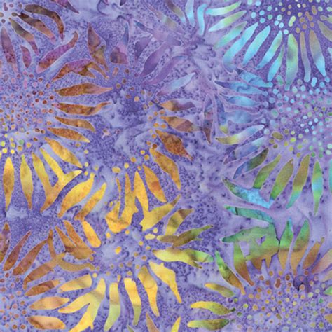 Benartex – BEN13704-66 – Purple Multi Sunflowers – Bali Sunflower Daze Batik Fabric – CREEKSIDE ...