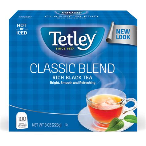 Tetley British Classic Blend Black Tea Bags, 100 Count - Walmart.com