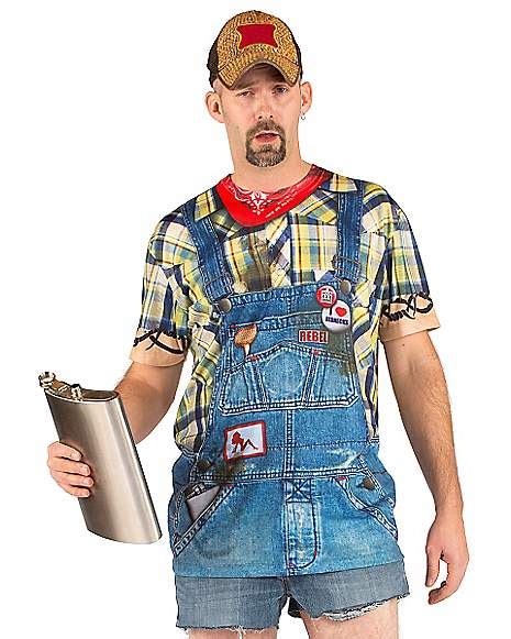 Faux Real Hillbilly Adult Men's Costume - Spirithalloween.com