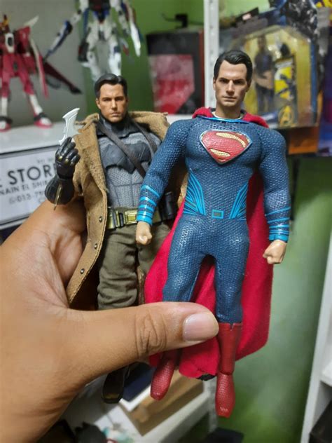 TOY 1/12 - DC Set Batfleck & Henry Cavill, Hobbies & Toys, Toys & Games on Carousell