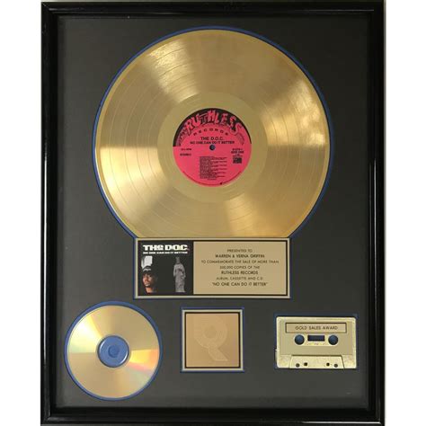 musicgoldmine.com - The D.O.C. No One Can Do It Better RIAA Gold Album ...