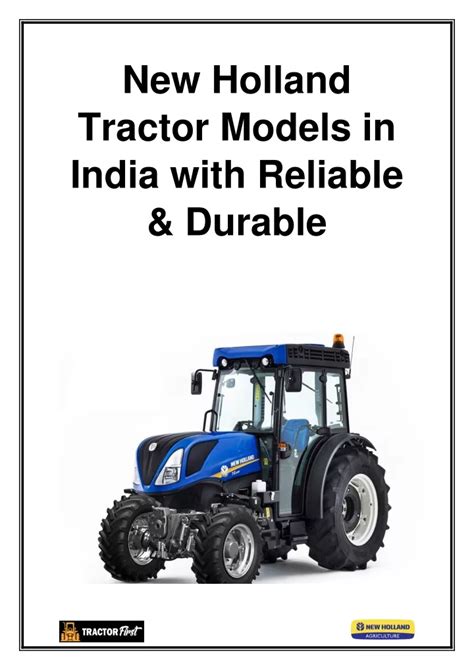 PPT - New Holland Tractor Models in India With Reliable & Durable ...