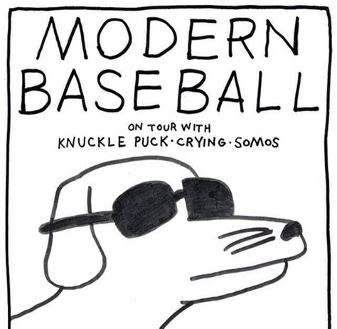 Modern Baseball Tour Poster | Midwest emo, Music poster, Band posters