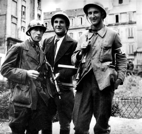 Three members of the French resistance, 1944. via... - Historical Times ...