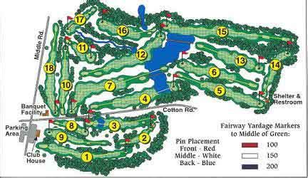 Course Layout - Whispering Pines Golf Course