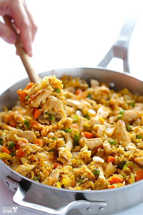 Spicy Chicken Fried Rice | Gimme Some Oven