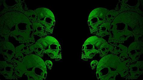 Green Skull Wallpaper (53+ images)