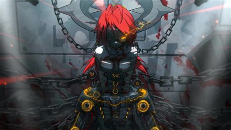 Chained Anime Girl Live Wallpaper - MoeWalls