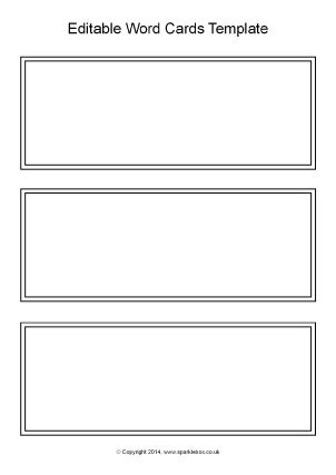 Editable Primary Classroom Flash Cards - SparkleBox