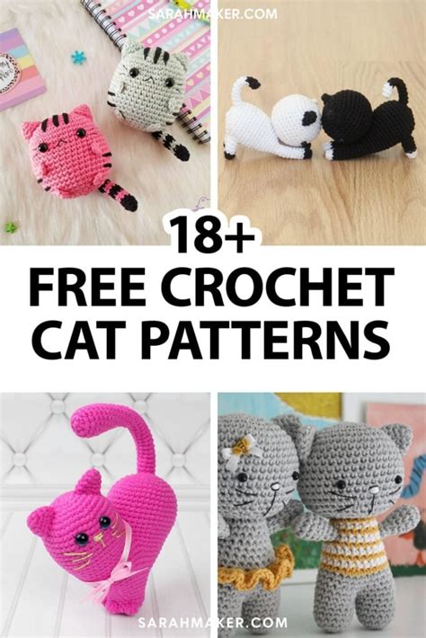 18 Free Crochet Cat Patterns: Find your Purr-fect Project - Sarah Maker