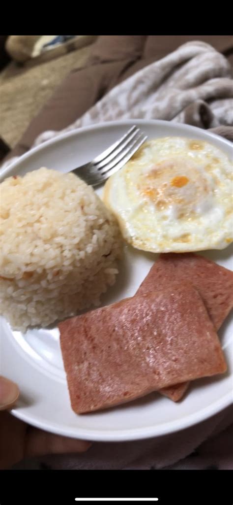 Spam and eggs for breakfast : r/filipinofood