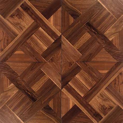 Feltre inlay panel in American Walnut | Foglie d'Oro parquet | Wood parquet, Wood floor pattern ...