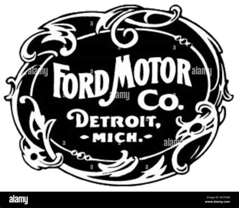 Ford logo 1903 Stock Photo - Alamy