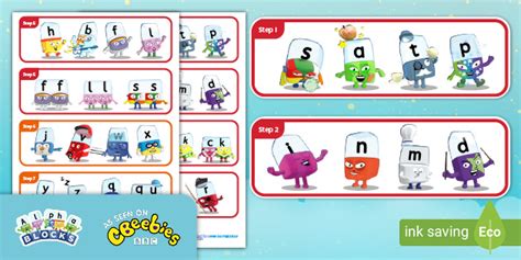 FREE! - Alphablocks Phonics Strip (teacher made)