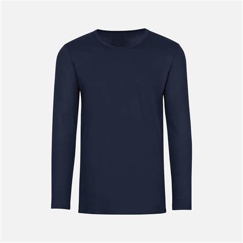 Long Sleeve Shirt navy-blue | L | Trigema - 100% MADE IN GERMANY