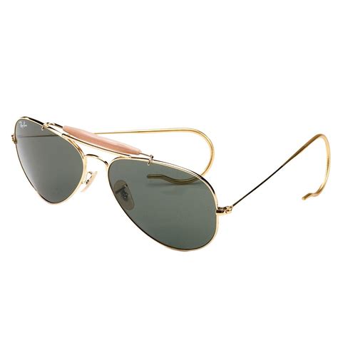 Ray-Ban Aviator Outdoorsman Sunglasses (58mm Gold Frame) - from Sporty's Pilot Shop
