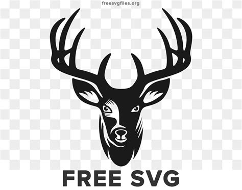 Free Deer Head Svg - Free SVG Files | Svg free files, Deer head ...