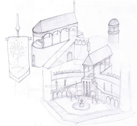 Gondor Architecture by Knetic on DeviantArt