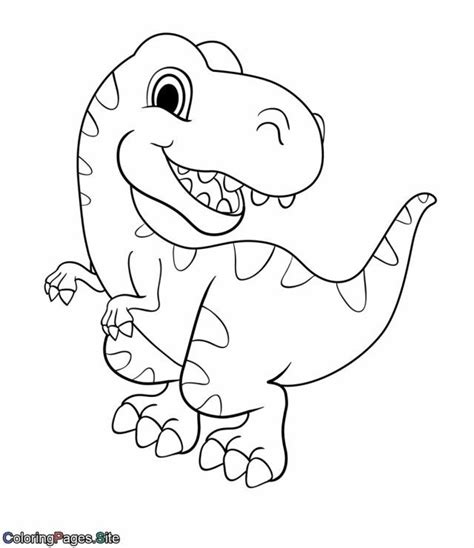 Printable Christmas Dinosaur Coloring Pages - coloring pages