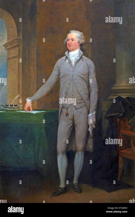 ALEXANDER HAMILTON (1755 or 1757-1804) American statesman and Founding ...