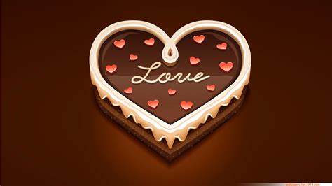 Love Heart Sweet Chocolate | Wallpapers-Wallpaper Free 3979