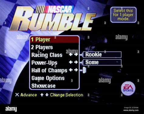 Nascar Rumble - Sony Playstation 1 PS1 PSX - Editorial use only Stock ...