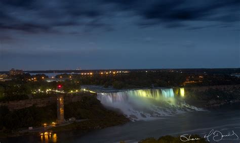 Niagara Falls at Night - 30/Project52 : Photo of Niagara Falls at Night