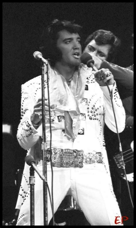 (Elvis and Charlie Hodge) Charlie was an Army buddy who sang harmony and helped out on stage fo ...