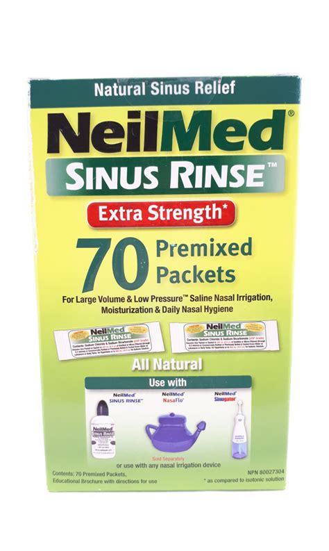 NeilMed Sinus Rinse Extra Strength, 70 packets – Green Valley Pharmacy