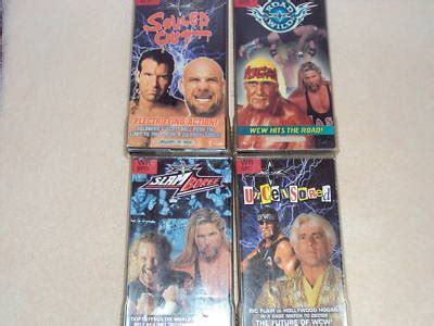 SET OF 4 WCW VHS TAPES wrestling, hulk hogan, wwe | #110141148