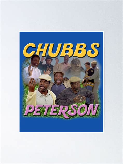 "Happy Gilmore Chubbs Peterson Bootleg " Poster for Sale by PartyMax ...